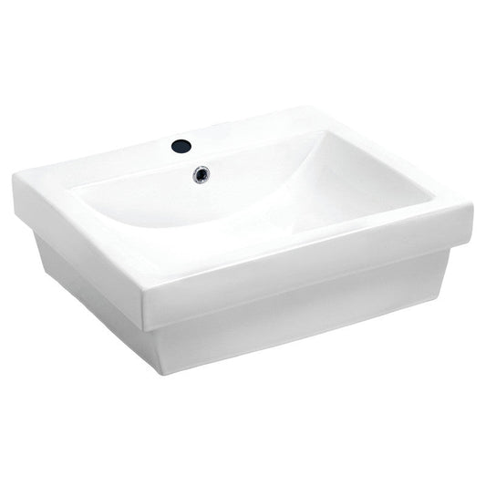 Neptune Series Ceramic Vessel Sink White