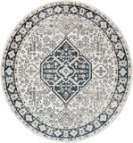 Cabacungan Cream & Gray Washable Area Rug - Clearance
