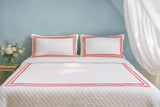 Classic Border Diamond Knitted Cotton Coverlet