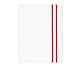 Cotton Flat Sheet - Line Embroidery