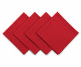 Red Napkins - Floral Napkins
