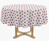 Heart Round Tablecloth