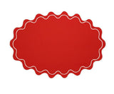 Oval Placemat - Scalloped Placemats