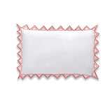 Ashley 400TC Cotton Traingle Embroidery Sateen Solid Pillow Sham