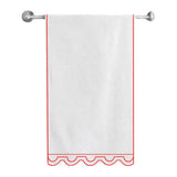 U Shape Embroidered Bath Towels (Set of 2)