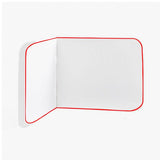 Wall Corner Rounded Dorm Bed Headboard In Embroidery Border With Self Adhesive Velcro Straps