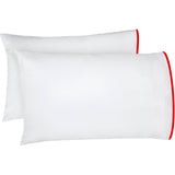 400TC Embroidery Cotton Sateen Solid Sheet Set