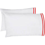 400TC Embroidery & Border Cotton Sateen Solid Sheet set