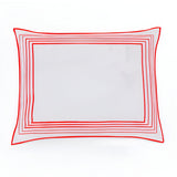 Smart Border 400TC Cotton Embroidery Sateen Solid Pillow Sham