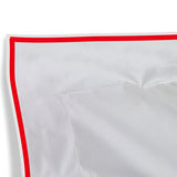 400TC Embroidery Cotton Sateen Solid Duvet Cover Set