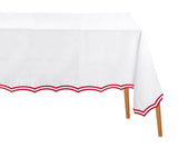 Red Rectangle Tablecloth