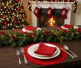 Red Christmas Cloth Napkins