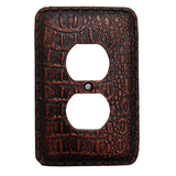 Resin Gator Single Outlet Cover Wall Plate, 4 MOQ