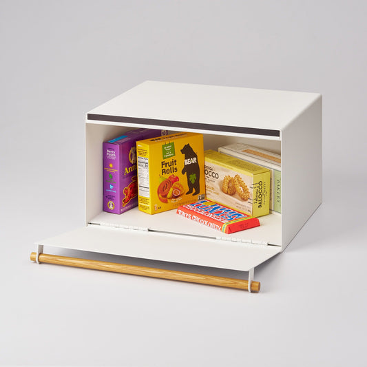 Bread Box - Steel + Wood