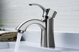 ANZZI Alto Elegant Mid-Arc Faucet (2.09" H), Single Hole, WaterSense & ADA Certified, Rhino Alloy Solid Brass, Various Finishes