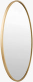 Guindarohan Gold Frame Round Mirror