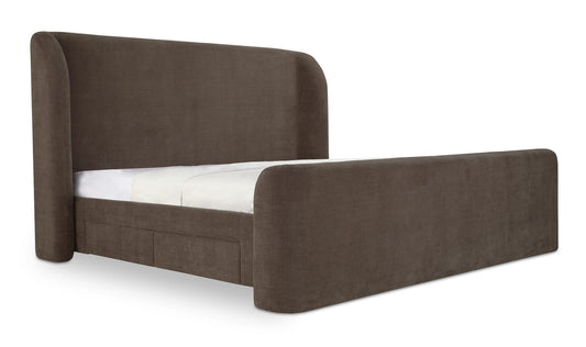 Sophia Queen Storage Bed Brown