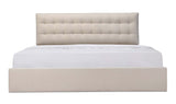 Sebastion King Storage Bed Cream