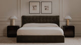 Sebastion King Storage Bed Green