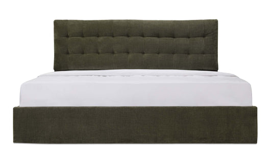 Sebastion King Storage Bed Green