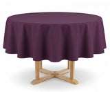 Round Tablecloth - Plum