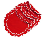 Cloth Placemats Round Set of 4