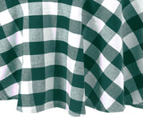 Round Tablecloth - Plaid Tablecloths