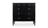 Eleanor 5 Drawer Chest Black