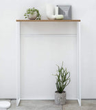 Narrow Entryway Console Table (32" H) - Steel