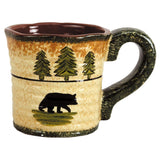 Rustic Bear 16PC Ceramic Dinnerware Set