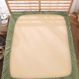 400TC Sateen Solid Cotton Fitted Sheet