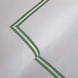 400TC Double Embroidery Sateen Solid Cotton Day Bed Set