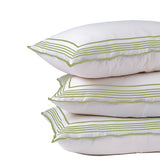Smart Border 400TC Cotton Embroidery Sateen Solid Euro Pillow Sham