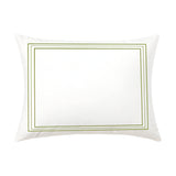 400TC Cotton Classic Embroidery Sateen Solid Pillow Sham