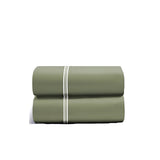 400TC Cotton Classic Luxurious Embroidery Sateen Solid Pillowcases (Set of 2)