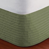 400TC Cotton Horizontal Quilted Tailored Bed skirt