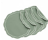 Round Scalloped Table Mats
