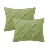400TC Cotton Pintuck Sateen Solid Pillow Sham