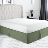 400TC Sateen Solid Cotton Tailored Bed Skirt