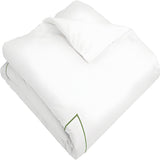 500TC Cotton Single Embroidery Sateen Solid Duvet Cover Set