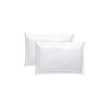 400TC Small Scallop Embroidery Cotton Pillowcases (Set Of 2)