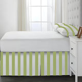 400TC Stripe Border Frame Cotton Sateen Tailored Bed Skirt