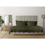 Wavy Textured Knitted Cotton Coverlet