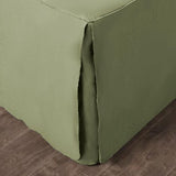 400TC Cotton Sateen Solid Tailored Quilted Bedspread Set