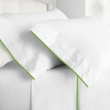 400TC Embroidery Cotton Sateen Solid Top Sheet