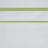 400TC Embroidery & Border Cotton Sateen Solid Pillow Sham