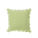 400TC Luxurious Scallop Embroidery & Border Cotton Euro Sham