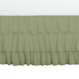 400TC Sateen Solid Cotton Ruffle Bed Skirt