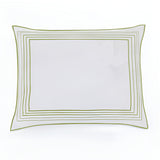 Smart Border 400TC Cotton Embroidery Sateen Solid Pillow Sham