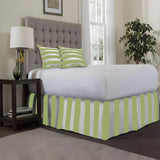400TC Stripe Border Frame Cotton Sateen Tailored Bed Skirt
